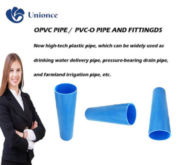 OPVC pipe excellent water hammer resistance/Best PVC-O pipe