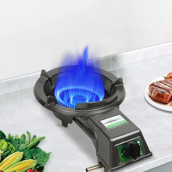 Efficient Hot Sale Cast Iron Biogas Stove with Piezoelectric Ignition