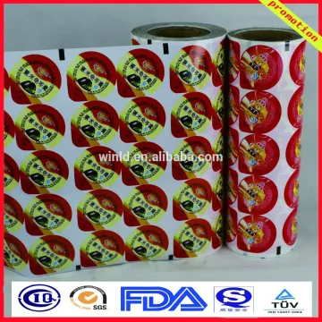custom printing PE yogurt peelable film