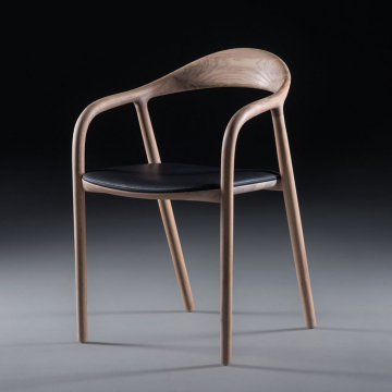 Sedia da pranzo in legno di cenere di stile nordico - design moderno per l'ufficio e la cucina