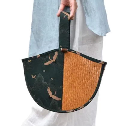 Xiangyunsha Timeless Elegance Bamboo Bag