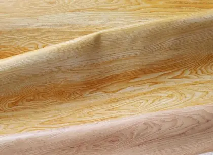 High-grade wood pattern luggage leather