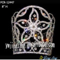 Shining Lady Crown Women Big Flower Tiara