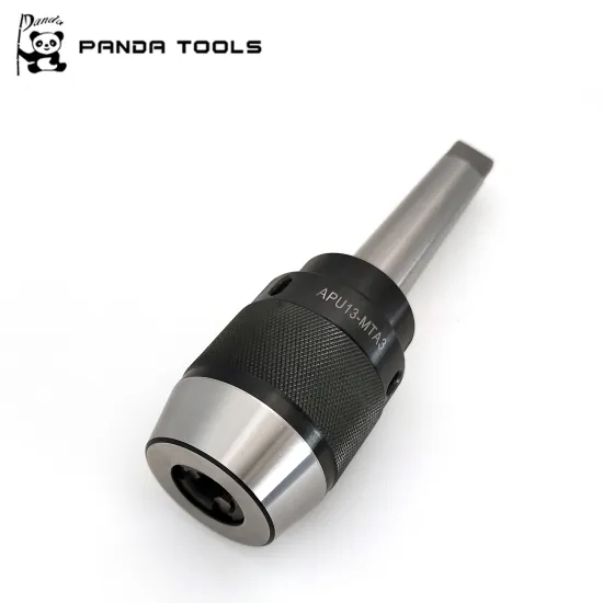 Morse Taper Shank Size MTA2 3/4 Self-Tightening Keyless APU Drill Chuck