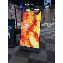 Perakende Mağazaları için Devirilebilir Mobil LCD Reklam Oynatıcısı