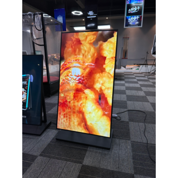 נגן פרסום LCD נייד להטיה לחנויות קמעונאיות