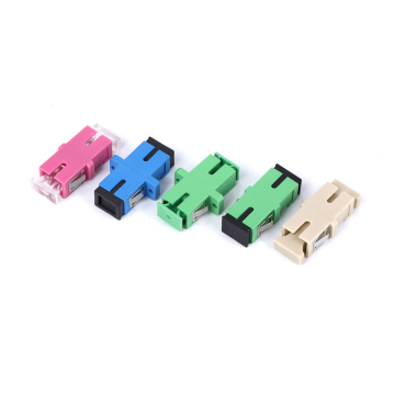 SC to SC/PC SM SX Flange Fiber Optic Coupler Adapter with Good Durability