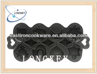 New Cute Shape Cast Iron Heat Mold for 2014
