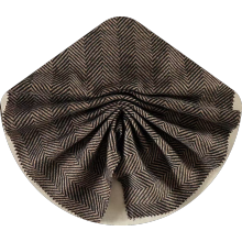 knit herringbone jacquard wool suiting fabric