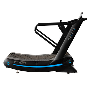 Tapis roulant Curve Commercial: macchina per l'esecuzione manuale non motorizzata con integrazione di app per sport e fitness