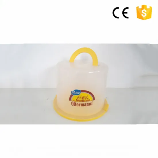 Eco-friendly Food Grade box plastic mini cakes plastic birthday cake container box