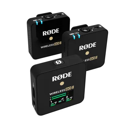 RODE Wireless GO II: 360 Degree Pickup for Live Streaming & Outdoor Interviews
