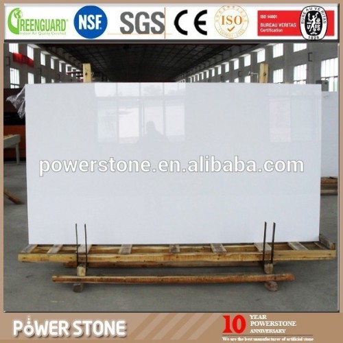 Solid Surface Manufacturers White Engineering Stone, High Quality Solid