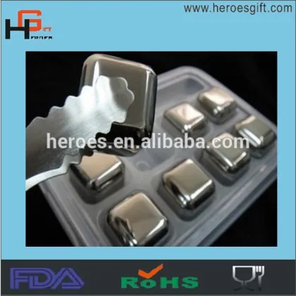 Stainless steel ice cubes drink chilling