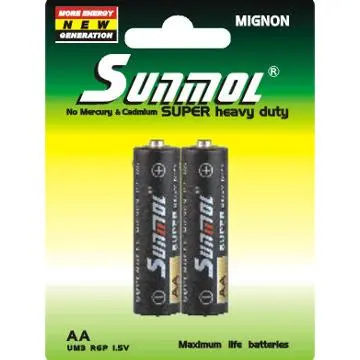 High Quality 1.5V UM3 AA Size R6_B2PB Battery