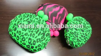 mass production printed leopard stripe and beautiful floralpattern silicone smart wallet