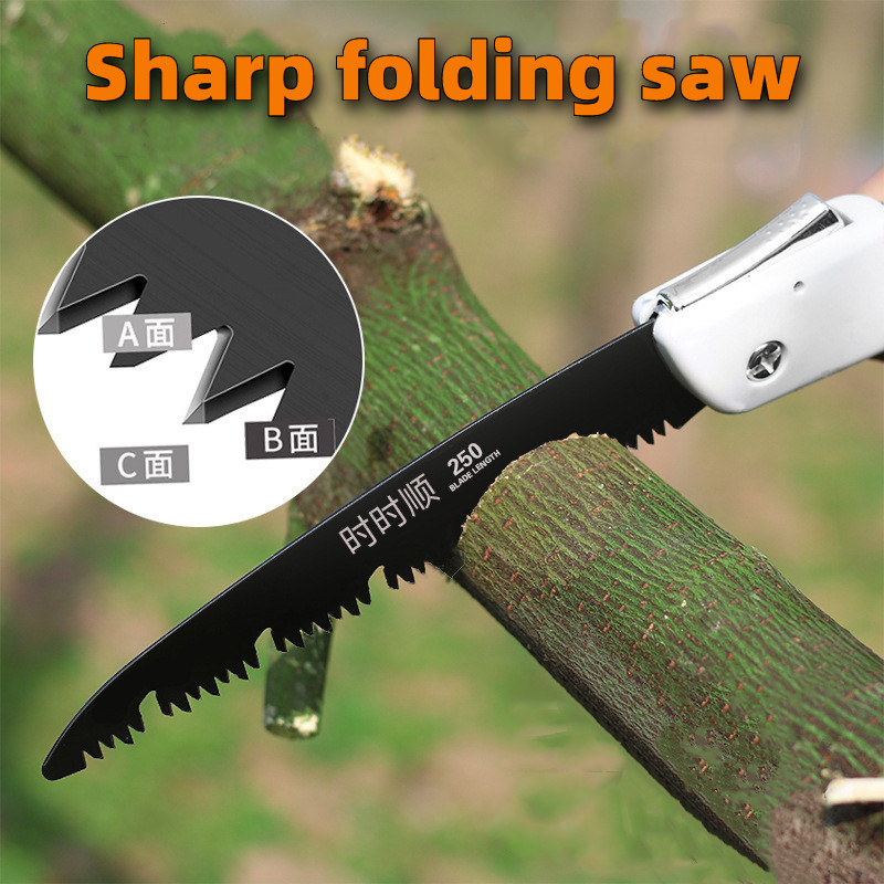 Factory Outlet Outdoor Tree Folding Blade Hand Saw Portable Camping Garden Branch Pruning Saw