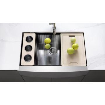 NANO Farmhouse Kitchen Stainless Steel Apron Sink