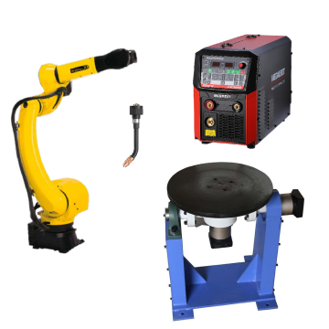 FANUC M-20iD/12L Welding Robot System with CNGBS Positioner and MEGMEET Torch for Automation