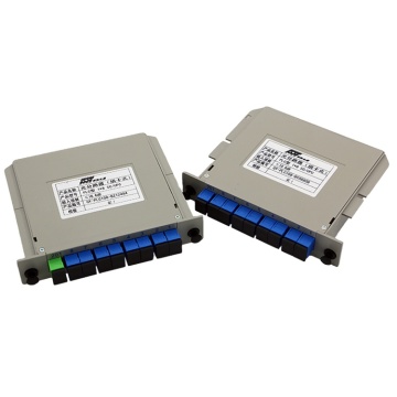 FTTH EPON/GPON LGX Cassette Fiber Optic PLC Splitter 1x8 LGX Box