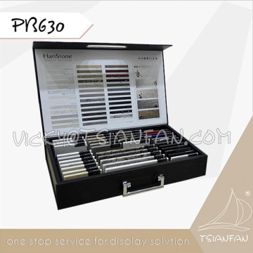 PB630--Aluminum Stone Samples Display Suitcase Manufacturer