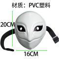 Máscara de PVC branca para cosplay do jogo Night Watchman