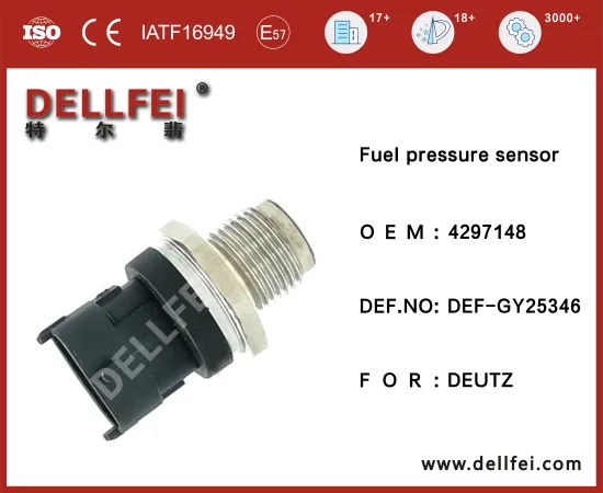 Common Rail Fuel Pressure Sensor 4297148 for DEUTZ