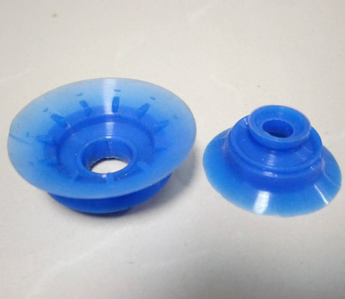 Ventosa in vinile/PVC/gomma blu trasparente sagomata personalizzata per il sollevamento