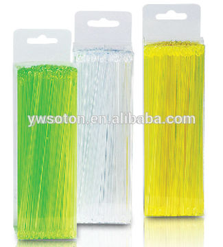 party pick/fruit pick/Wholesale Plastic Assorted Bar Drink Cocktail Stirrers/colorful disposable plastic stirrer