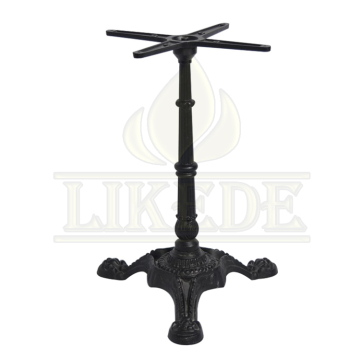 Western Style Classical Dining Table Legs - Cast Iron 3 Feet Decorative Metal Table Legs