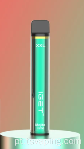 Novo IGET XXL Vape 1800puffs com vape descartável