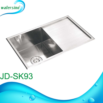 JD-SK93 Stainless steel kitchen hand-made single bowl sink with waste drain