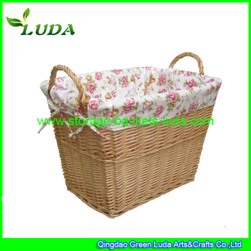 Rattan Natural Luda cesta de palha