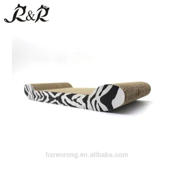 Zebra-stripe pillow-shaped cat sofa cat scratchboard CS-3011