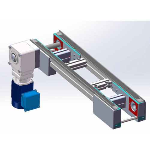 Transfer Conveyor Belt Vitrans Aluminum profile belt transfer conveyor Factory