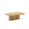 Muebles de mesa de mesa de té de madera rectangular