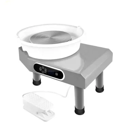 Electric Clay Pottery Wheel with Touch Tool for Ceramic Basin Pottery Manufacturing