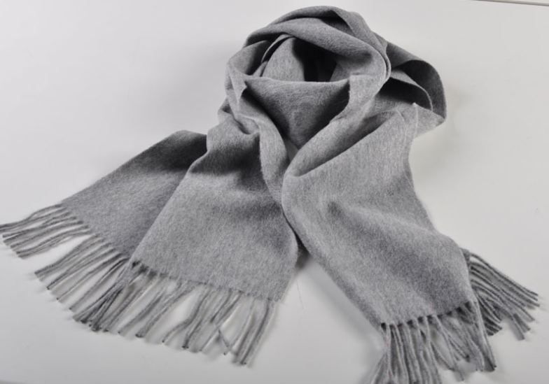 Blank Woven Scarf Grey