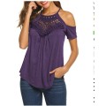 Sexy Casual Top Women's Summer Sling Spaghetti Shoulder Lace Flowy Supplier