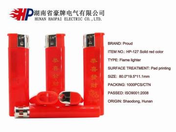 disposable electric flame lighter shaodong plastic smoking lighter with logo