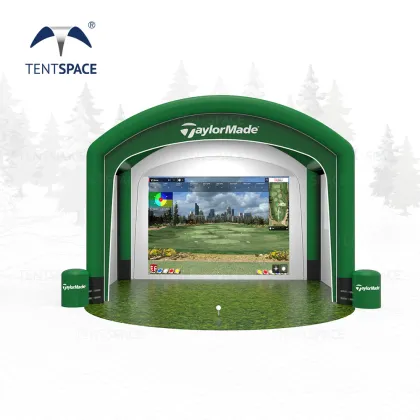 Inflatable Golf Tent Simulator: New Arrival Indoor Golf Enclosures