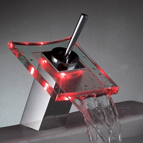 Waterfall LED Bathroom Faucet