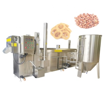 Continuous Fryer Onion Groundnut Noodle Frying Machine with Conveying Belt