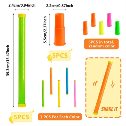 Colorful Magic Sound Tube: A Novelty Flute Musical Toy