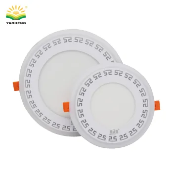 High Quality Slim UFO Round 18W LED Double Color Ultra Slim Panel Light