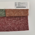 Tissu élastique de tricotage de polyester de rouille d&#39;aiguille grossière