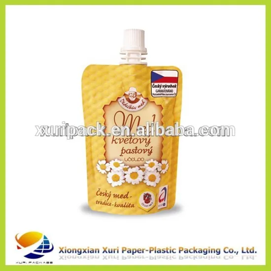 China Stand Up pouch Gravure Printing Fruit juice Bag