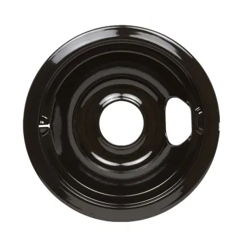 Universal 8 Inch Black Drip Bowl Pan for Electric Range Stove Parts (5304430150, 5303305651)