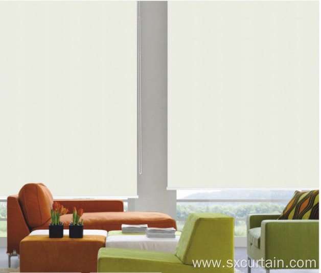 Polyester Plain Dyed Roller Blind Shade Curtains