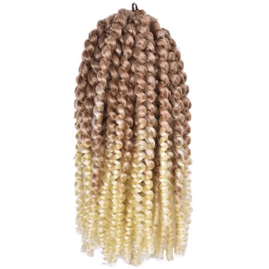 Afro Kinky Marley Braids extensions dreadlocks kinky curly blonde synthetic deep wave braids twist crochet braid hair vendors